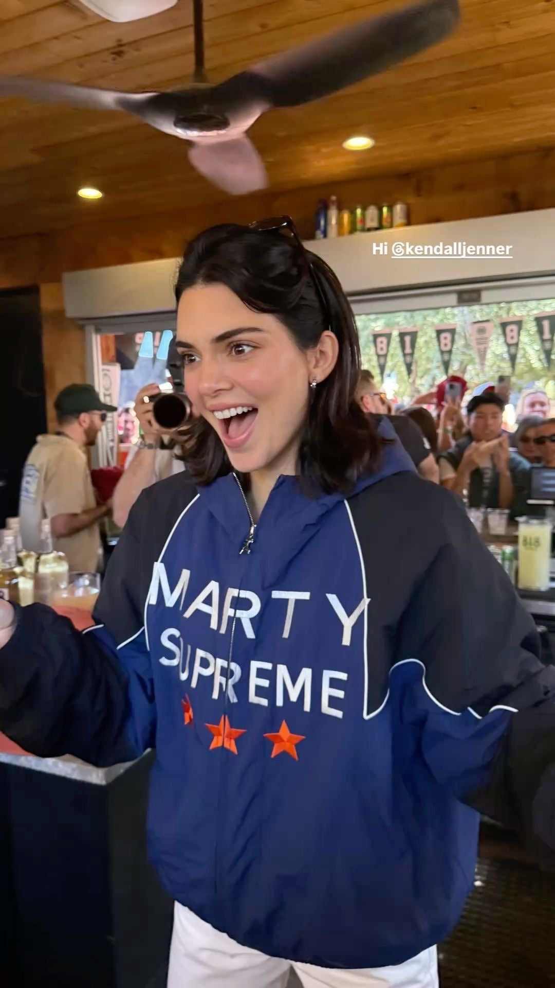 Viral Marty Supreme jacket blue